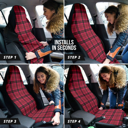 Pink Pattern Car Seat Covers