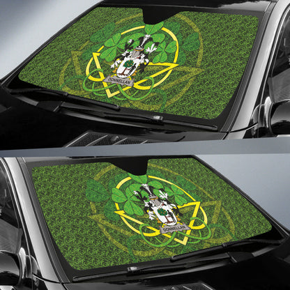 Donnellan Or O'Donnellan Ireland Celtic Shamrock Car Auto Sun Shades