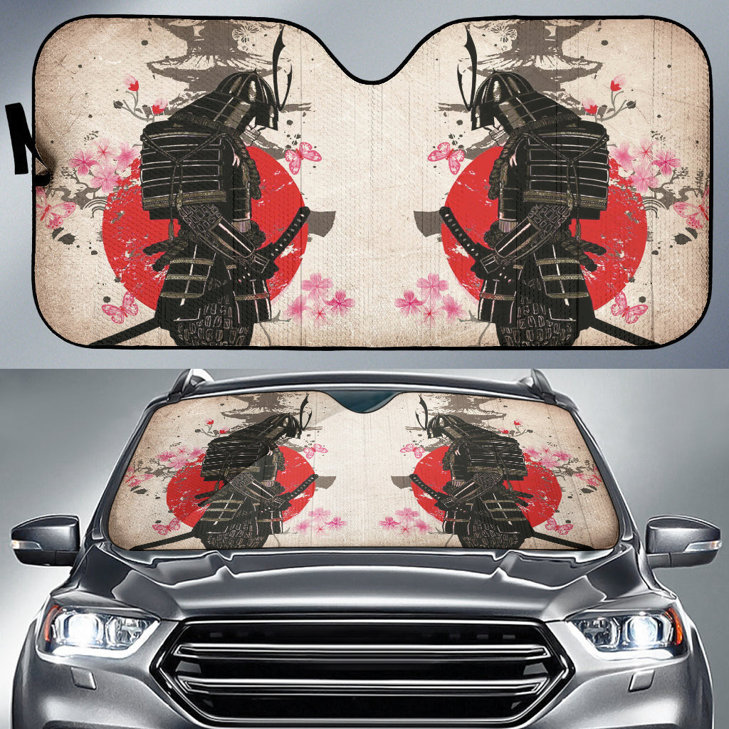 Samurai Japan Art Gift Car Auto Sun Shades