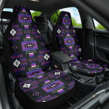 Seven Tribes Purple Car Seat Covers