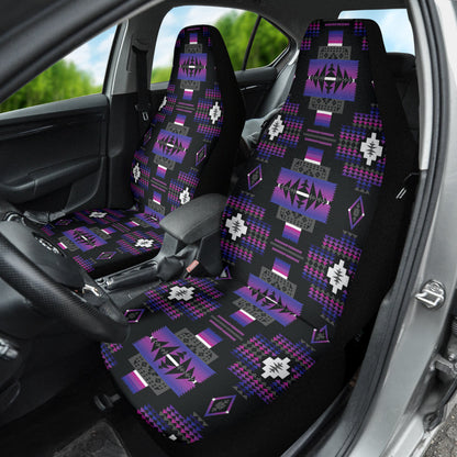 Seven Tribes Purple Car Seat Covers