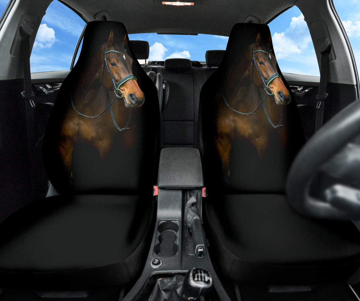 Fantasy Horse Printed Car Seat Covers Style