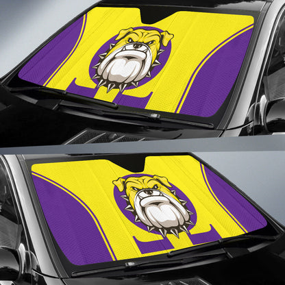 Omega Psi Phi Bulldog Iron Car Auto Sun Shades