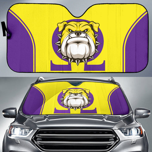 Omega Psi Phi Bulldog Iron Car Auto Sun Shades
