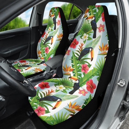 Hibicus Toucan Forest Car Seat Covers