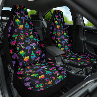 Mushroom Magical Colorful Car Seat Covers
