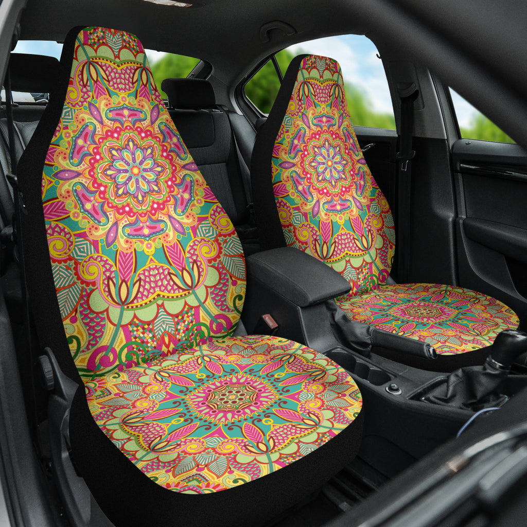 Life With Colors Mandala Car Seat Covers