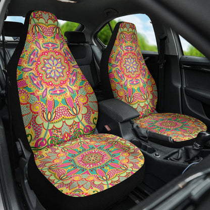 Life With Colors Mandala Car Seat Covers