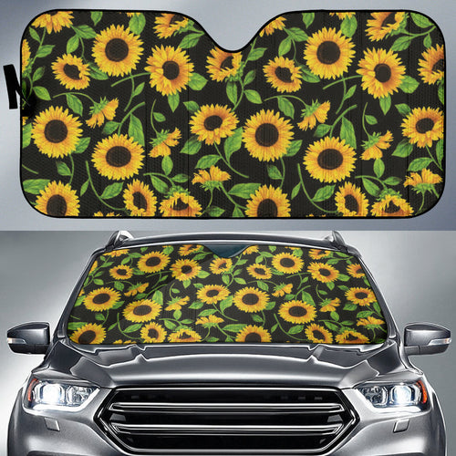 Sunflowers Pattern Car Auto Sun Shades