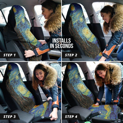 Starry Night Van Gogh Car Seat Covers Amazing Best Gift Ideas