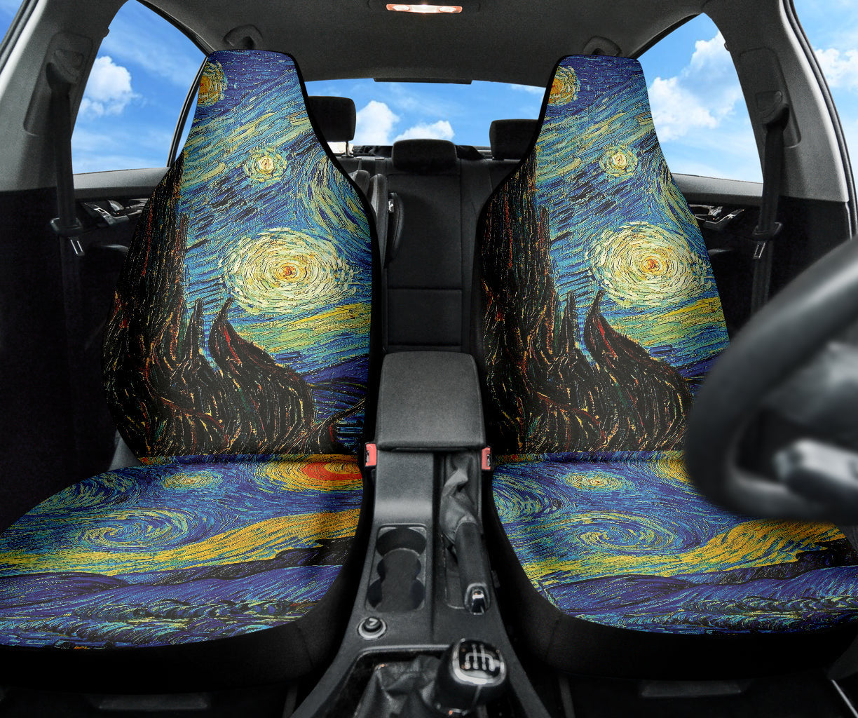 Starry Night Van Gogh Car Seat Covers Amazing Best Gift Ideas