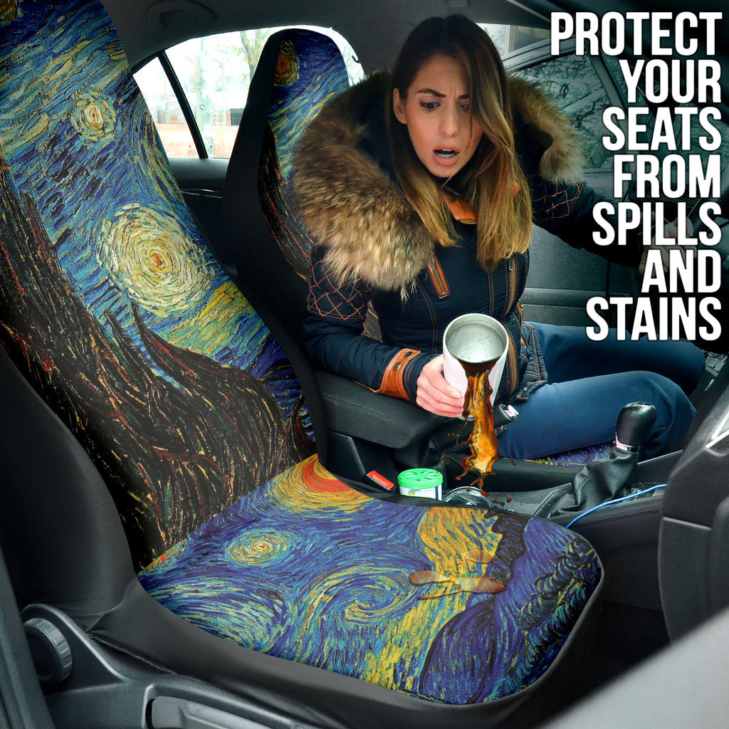 Starry Night Van Gogh Car Seat Covers Amazing Best Gift Ideas