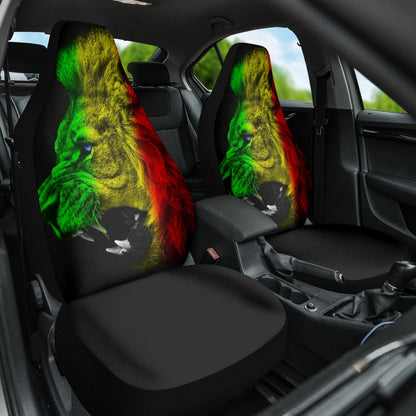 Amazing Gift Ideas Rasta Lion Roaring Car Seat Covers Style