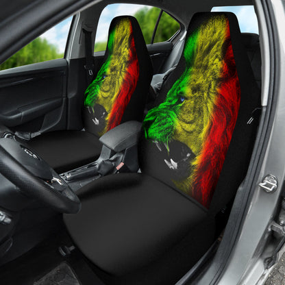 Amazing Gift Ideas Rasta Lion Roaring Car Seat Covers Style