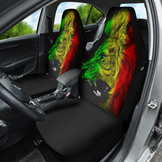 Amazing Gift Ideas Rasta Lion Roaring Car Seat Covers Style