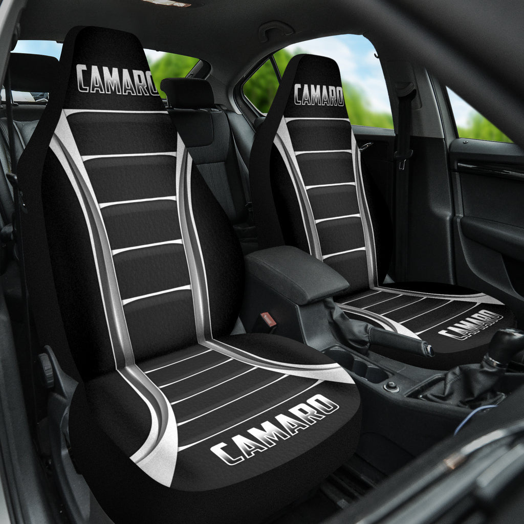 Camaro Gloss Black Car Seat Covers