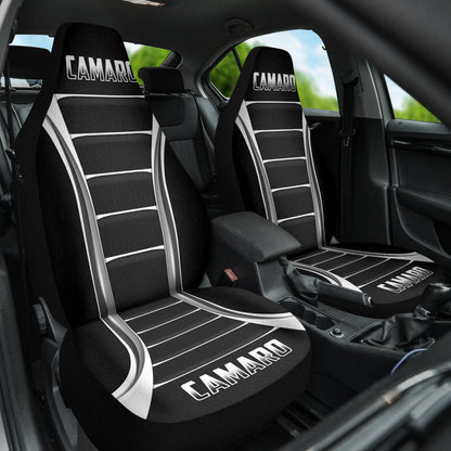 Camaro Gloss Black Car Seat Covers