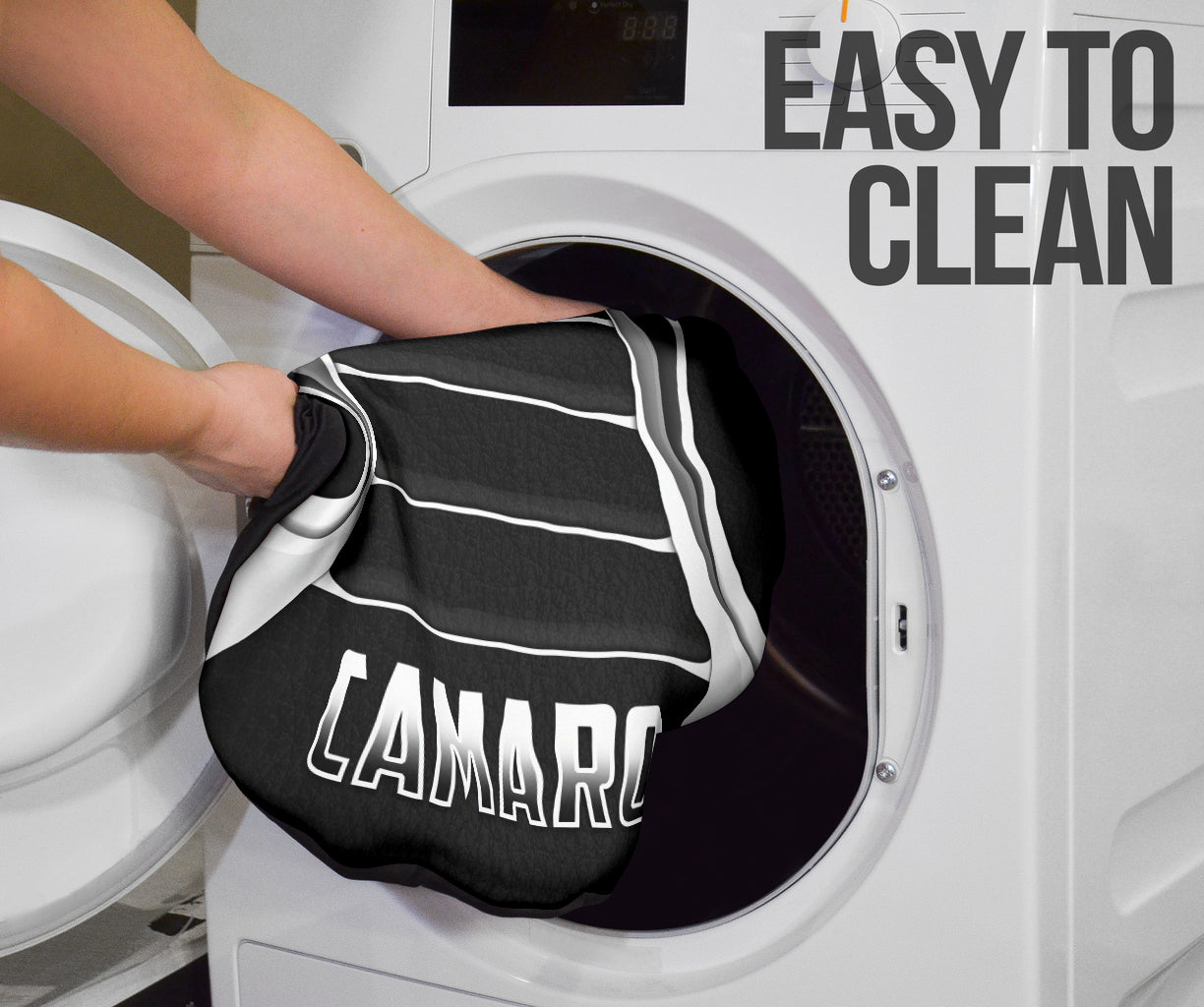 Camaro Gloss Black Car Seat Covers