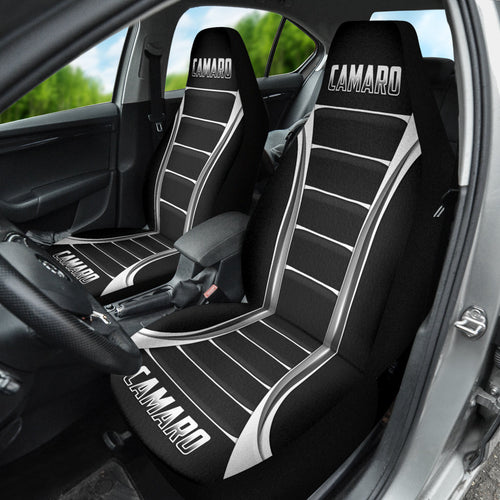 Camaro Gloss Black Car Seat Covers