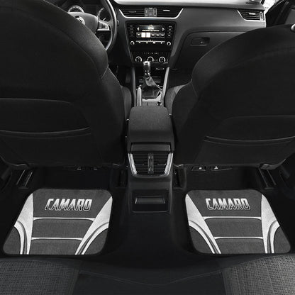 Camaro Silver Car Floor Mats