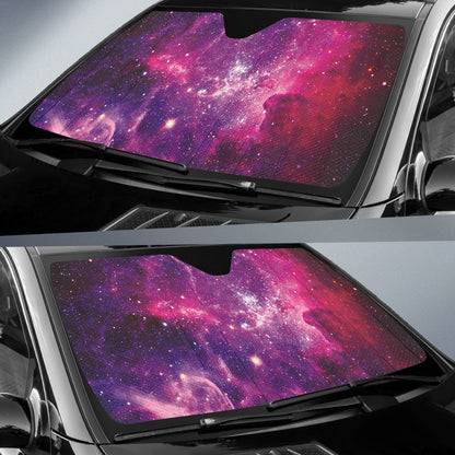 Amazing Purple Universe and Planets Car Auto Sun Shades