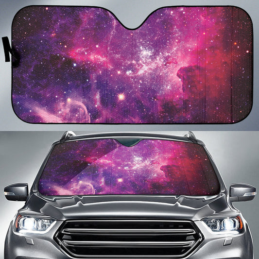 Amazing Purple Universe and Planets Car Auto Sun Shades