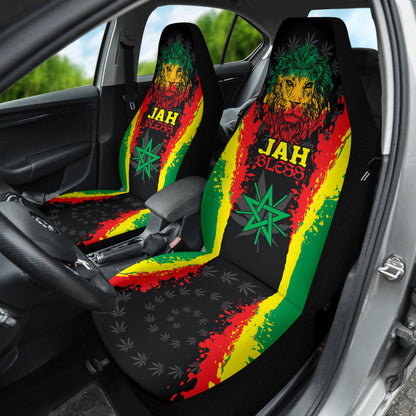 Rastafari Lion Jah Bless Car Seat Covers