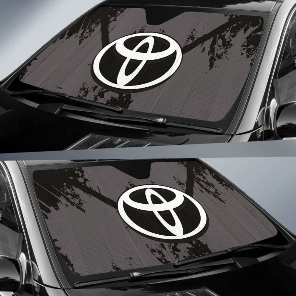 Black And Grey Toyota Amazing Style Car Auto Sun Shades Custom