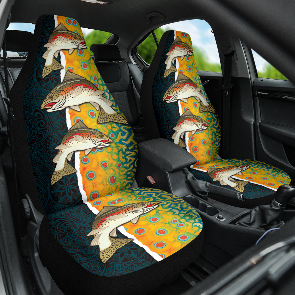 Amazing Gift Idea Trout Fish Pattern Car Seat Covers
