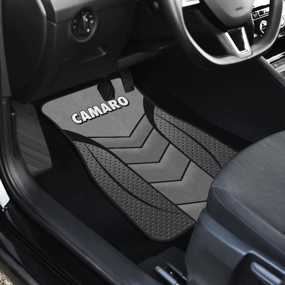 Camaro Silver Car Floor Mats
