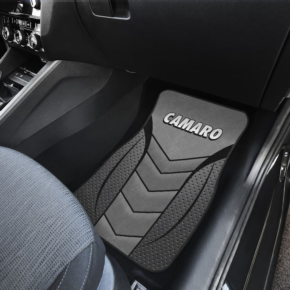 Camaro Silver Car Floor Mats