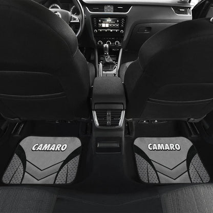 Camaro Silver Car Floor Mats