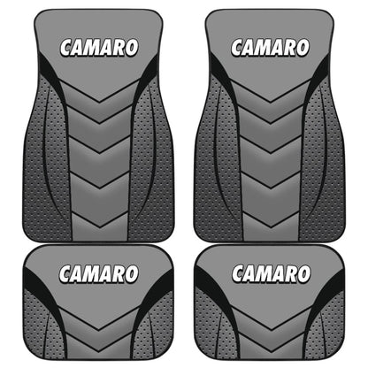 Camaro Silver Car Floor Mats