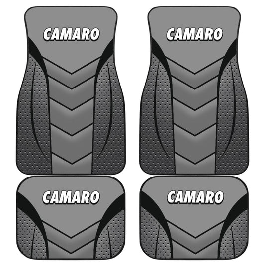 Camaro Silver Car Floor Mats