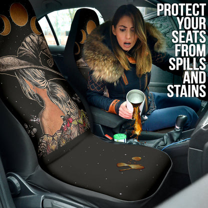 Witch Moon Butterfly Car Seat Covers