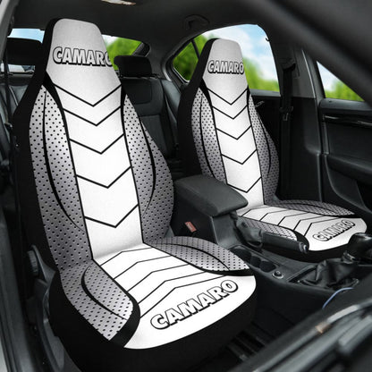 Camaro White Car Seat Covers
