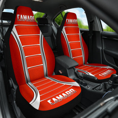 Camaro Red Style Car Seat Covers