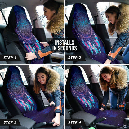 Amazing Dreamcatcher Boho Galaxy Car Seat Covers