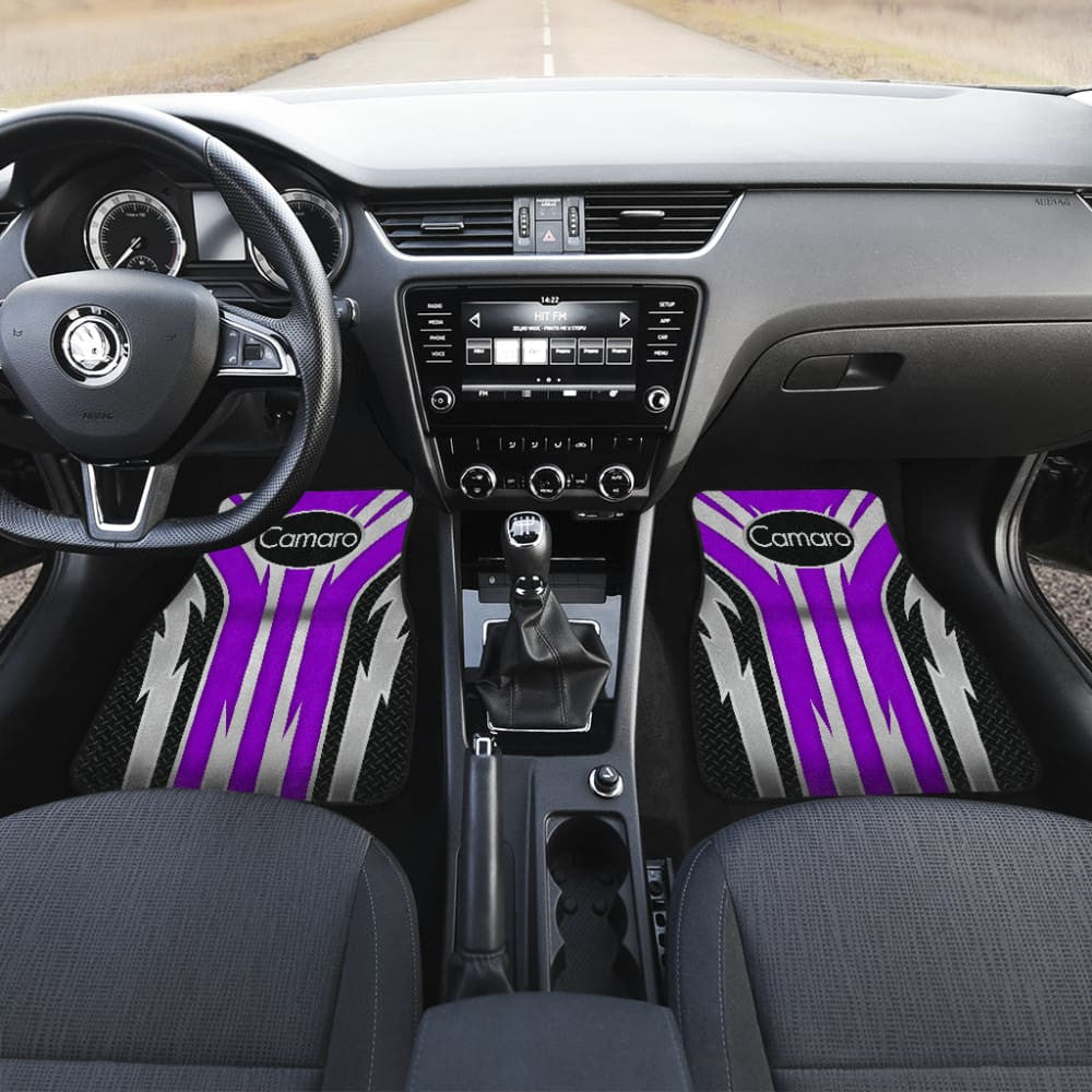 Camaro Car Floor Mats Purple