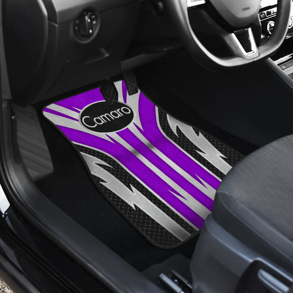 Camaro Car Floor Mats Purple