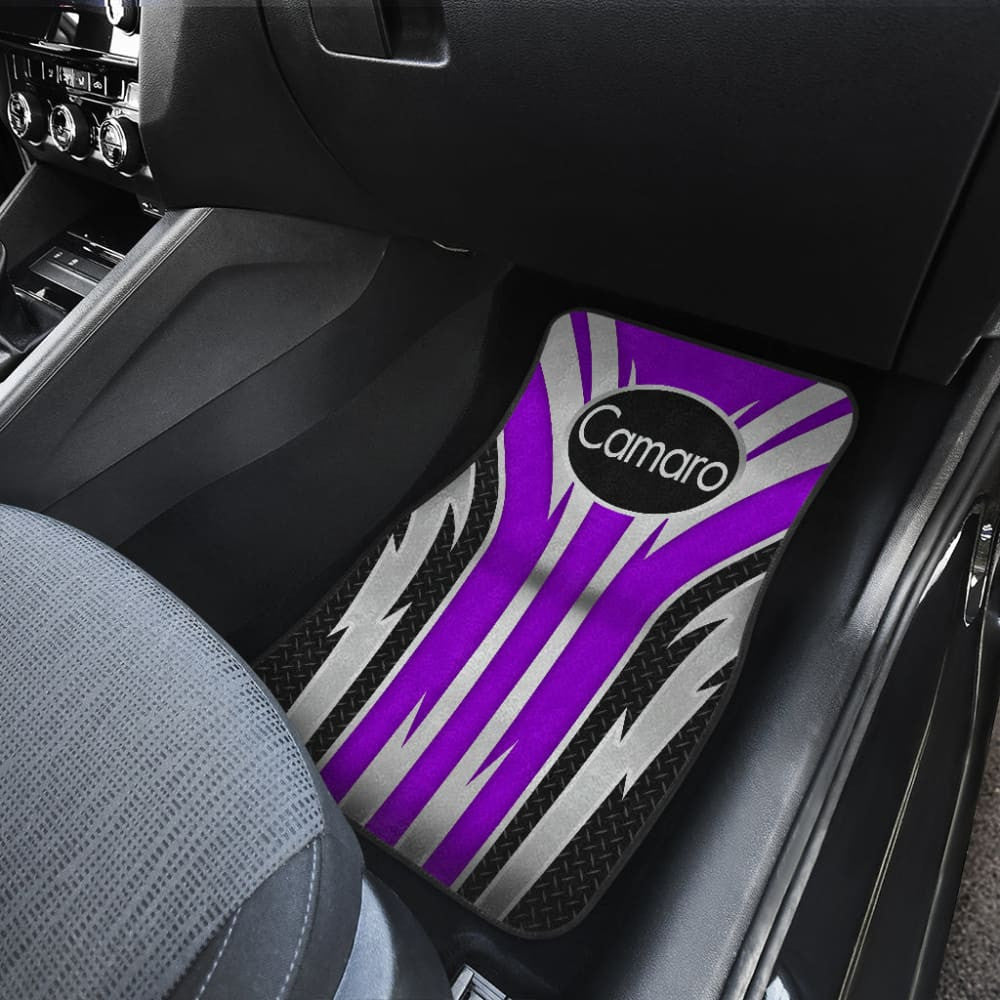 Camaro Car Floor Mats Purple
