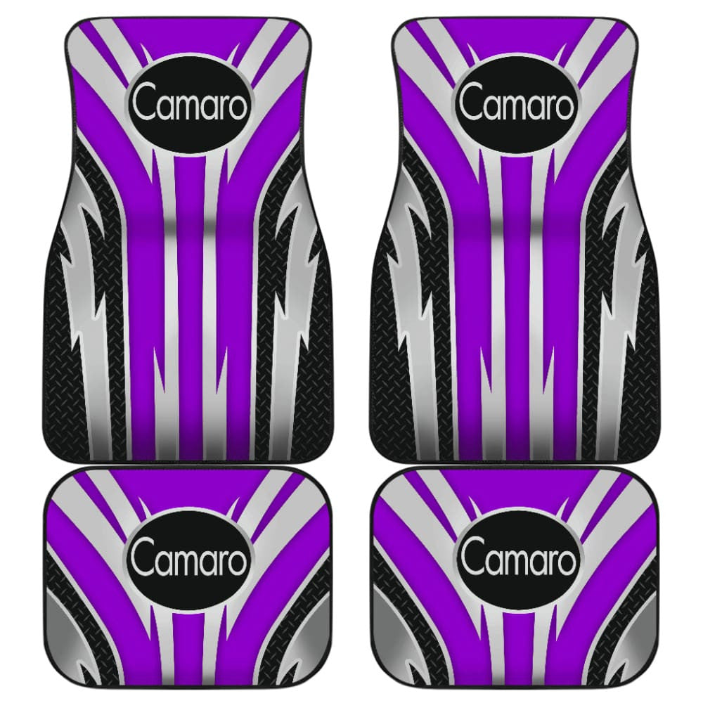 Camaro Car Floor Mats Purple