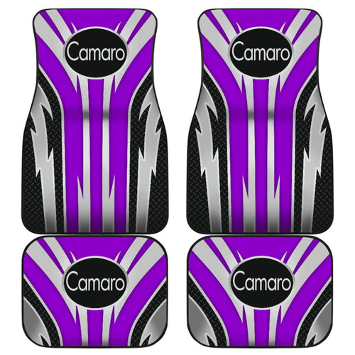 Camaro Car Floor Mats Purple