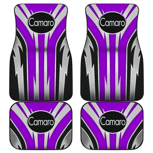 Camaro Car Floor Mats Purple