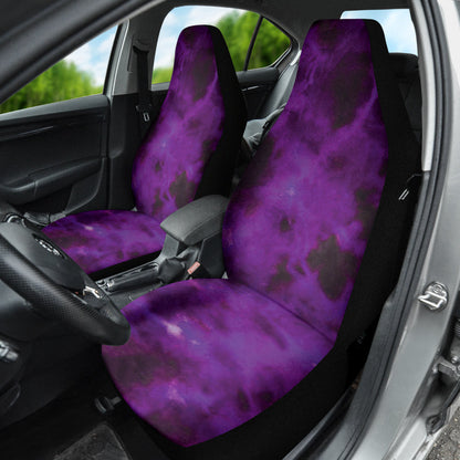 Purple Tie Dye Grunge Car Seat Covers Car Accessories Style