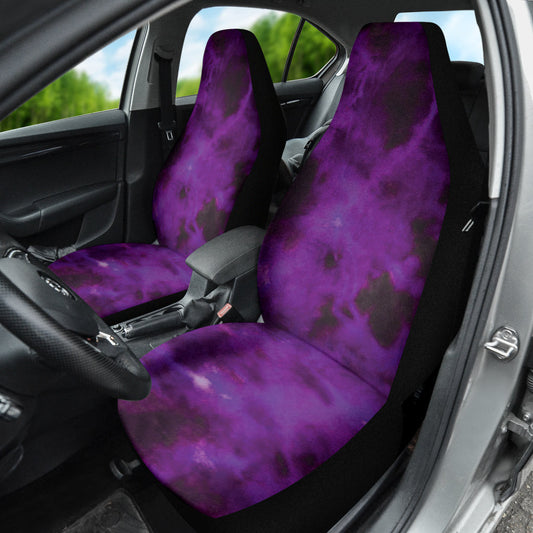 Purple Tie Dye Grunge Car Seat Covers Car Accessories Style