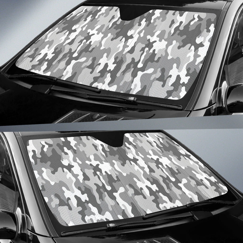 Snow Camouflage Car Windshield Camo Auto Sun Shades