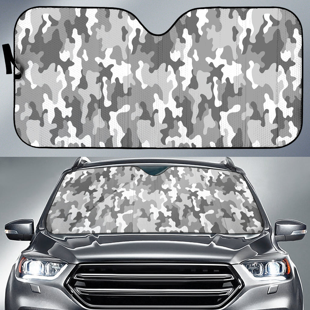 Snow Camouflage Car Windshield Camo Auto Sun Shades