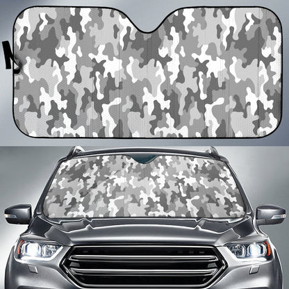Snow Camouflage Car Windshield Camo Auto Sun Shades