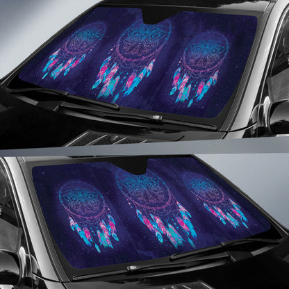 Amazing Dreamcatcher Boho Galaxy Car Auto Sun Shades
